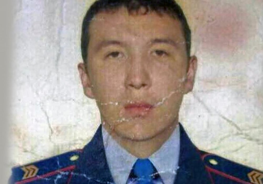 Қайтыс болған полицей Айтжан Арынов. © Facebook.com