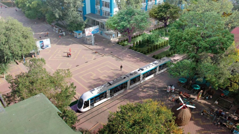 Алматы жолаушылар көлігі және автомобиль жолдары басқармасы ұсынған LRT эскизі