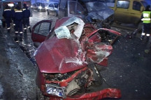 Фото из архива Vesti.kz. Автокатастрофа в Карагандинской области