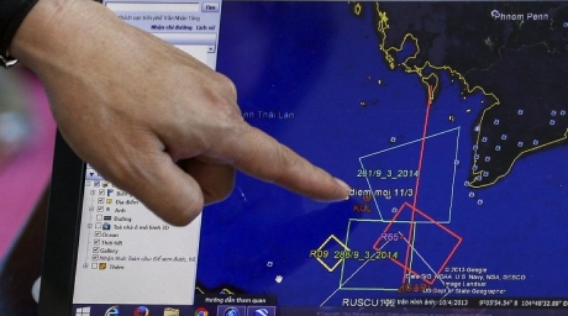 MH370 рейсінің ұшу жоспарының картасы. ©REUTERS
