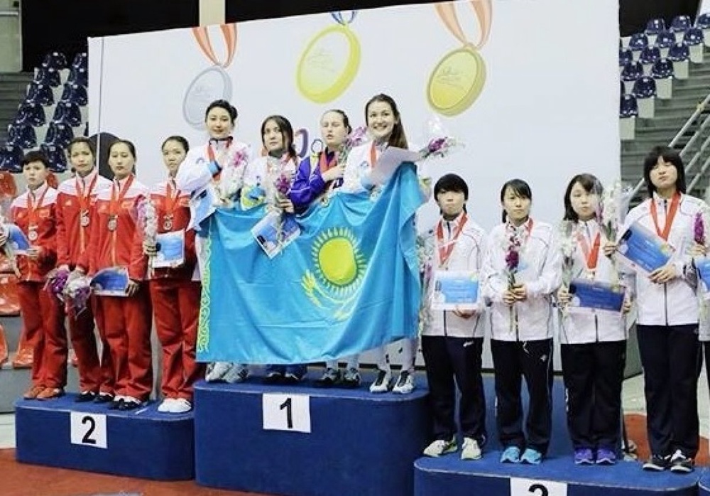 Сурет әлеуметтік желідегі Kazakhstan Fencing парақшасынан алынды