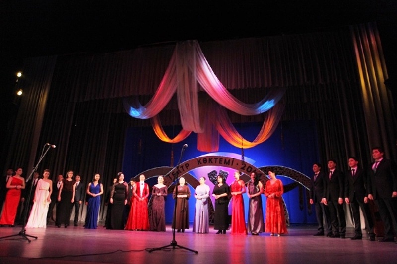 "Театр көктемі-2014" фестивалінің жабылу салтанаты.©kaztrk.kz
