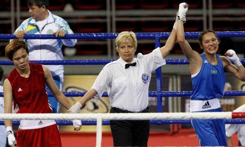 Суретте – жүлдегер аруымыз Алуа Балқыбекова. Фото ҚР бокс федерациясының әлеуметтік желідегі парақшасынан алынды