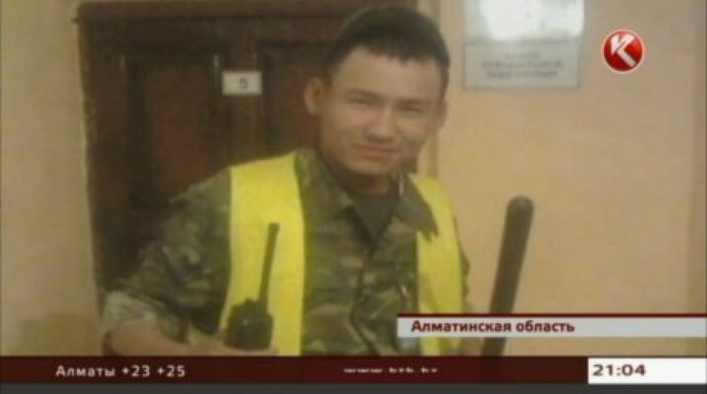 Қайтыс болған Мырзабай Сапарбаев. КТК телеарнасының кадры