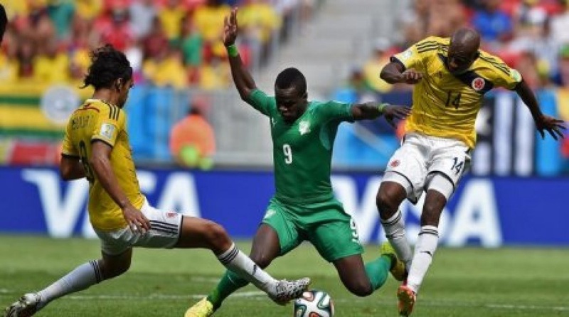 Колумбия - Кот д'Ивуар матчынан көрініс