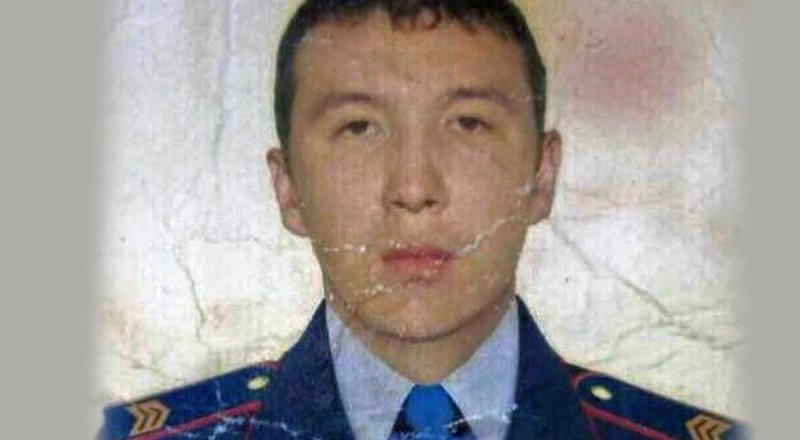 Қайтыс болған полицей Айтжан Арынов. © Facebook.com