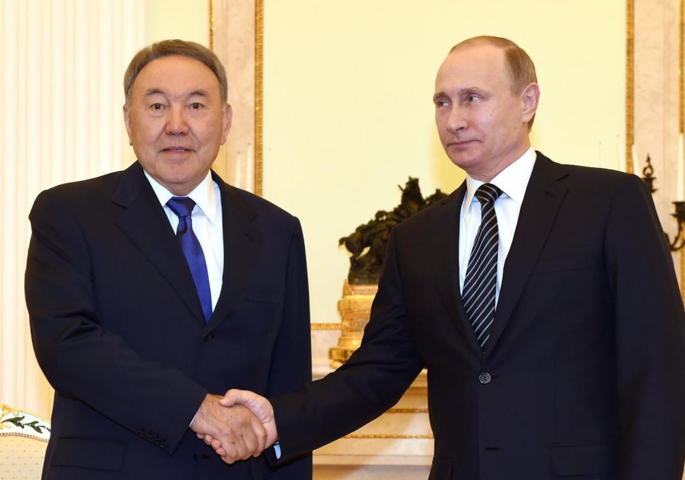 Нұрсұлтан Назарбаев пен Владимир Путин. © Ақорда