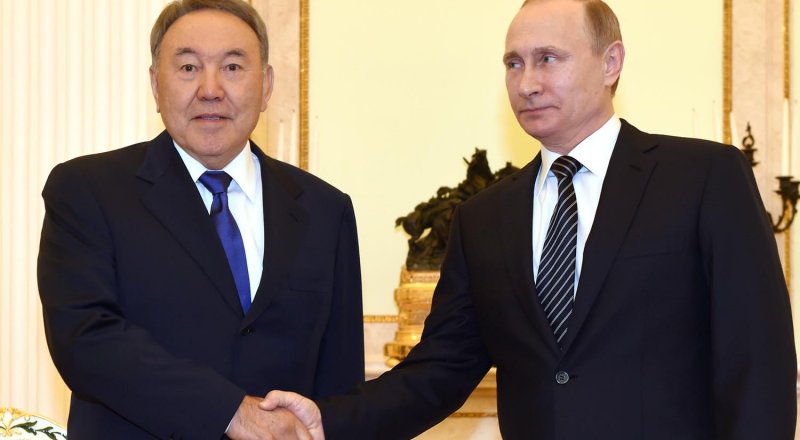 Нұрсұлтан Назарбаев пен Владимир Путин. © Ақорда