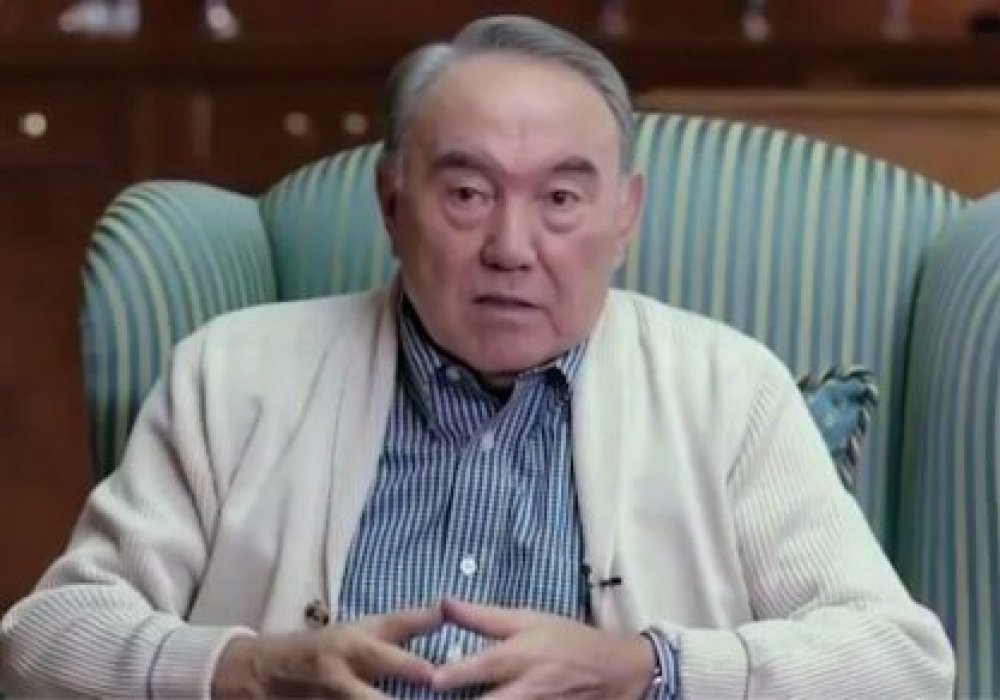 Нұрсұлтан Назарбаев. © "Хабар" телеарнасының кадры