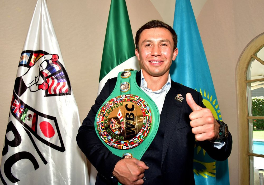 Геннадий Головкин WBC белбеуін алды. © ҚР СІМ баспасөз қызметі