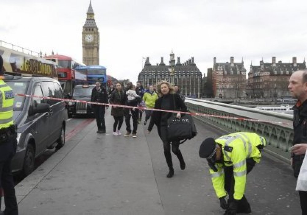 Лондондағы теракт болған орын ©Reuters