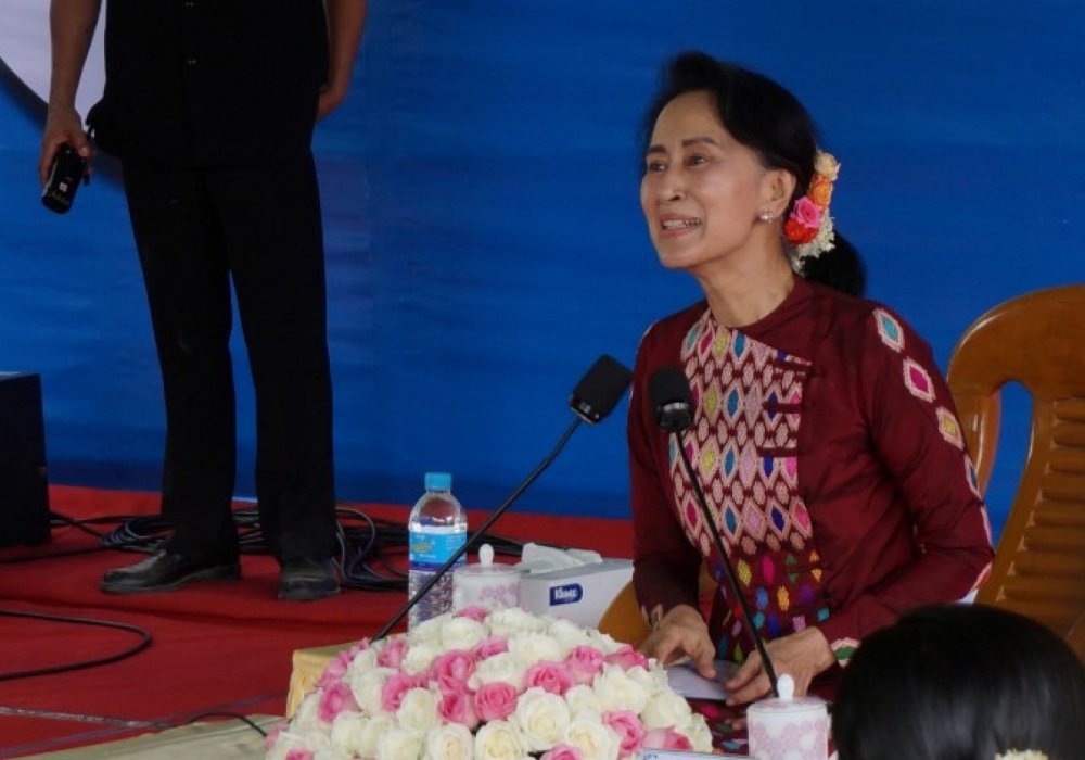 До Аун Сан Су Чжи. © REUTERS 