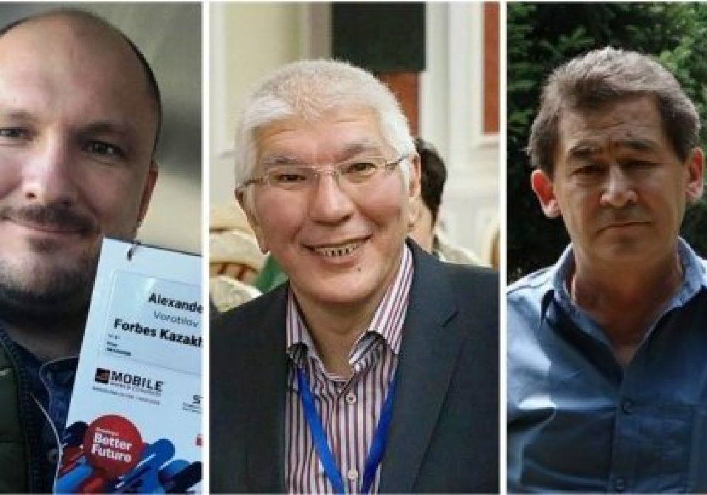 Журналистер Александр Воротилов, Марат Асипов және Сапа Мекебаев