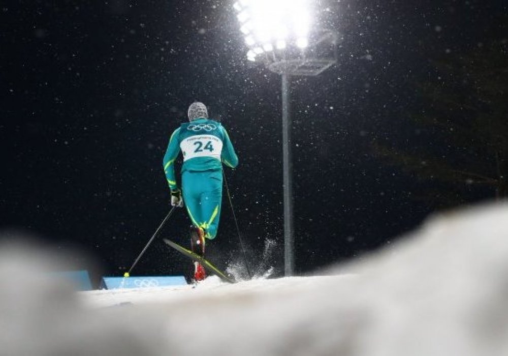 Алексей Полторанин Пхенчхандағы Олимпиада ойындарында. © Reuters