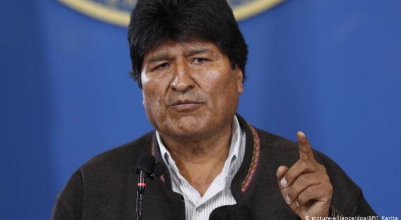 Боливия президенті Эво Моралес отставкасын жариялап тұр. © dw.com