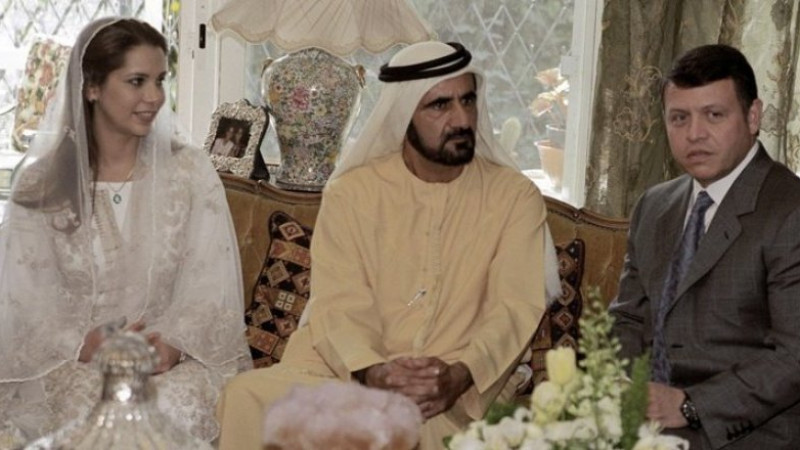Хайя ханшайым, Дубай әмірі Мохаммед бен Рашид әл Мактум және Иордания королі Абдалла II. © emirateswoman.com