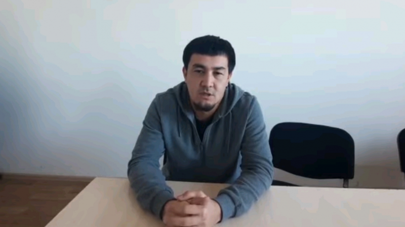 Жаттықтырушы Азамат Тұрмағамбетов, видеодан кадр