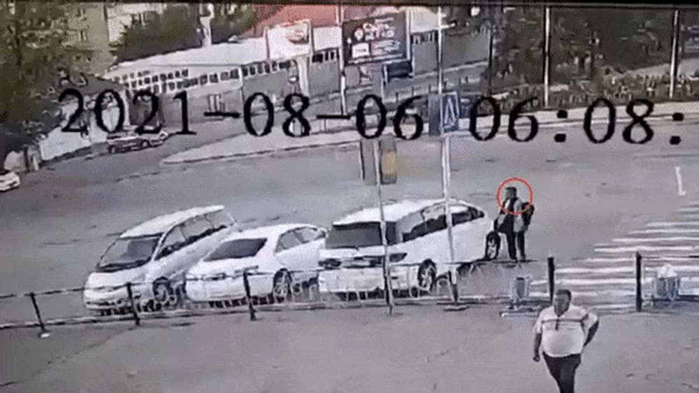 Оралда көлік ұрлап әкеткен тұрғын видеоға түсіп қалды