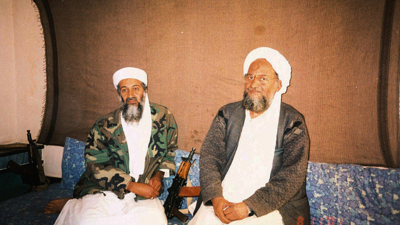 Усама бен Ладен мен Айман аз-Завахири. © Reuters