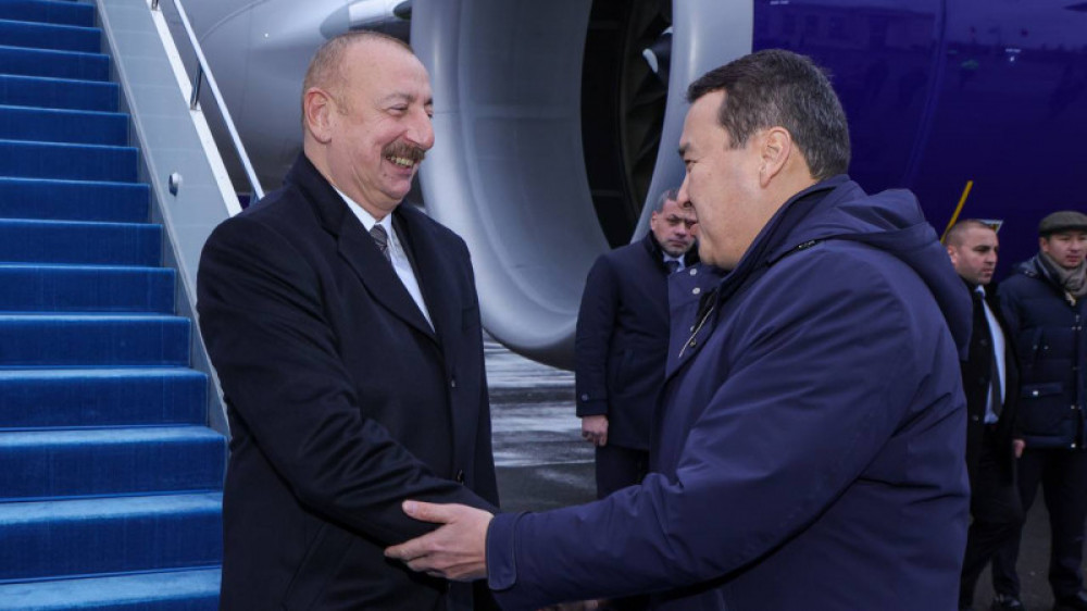 Астанаға Әзербайжан президенті Ильхам Әлиев келді