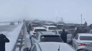 Астана-Щучинск тасжолында 95 көлік соқтығысып қалды: 6 қылмыстық іс қозғалды